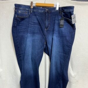 Kut From The Cloth Women's Jeans 24W Dark Blue Catherine Boyfriend